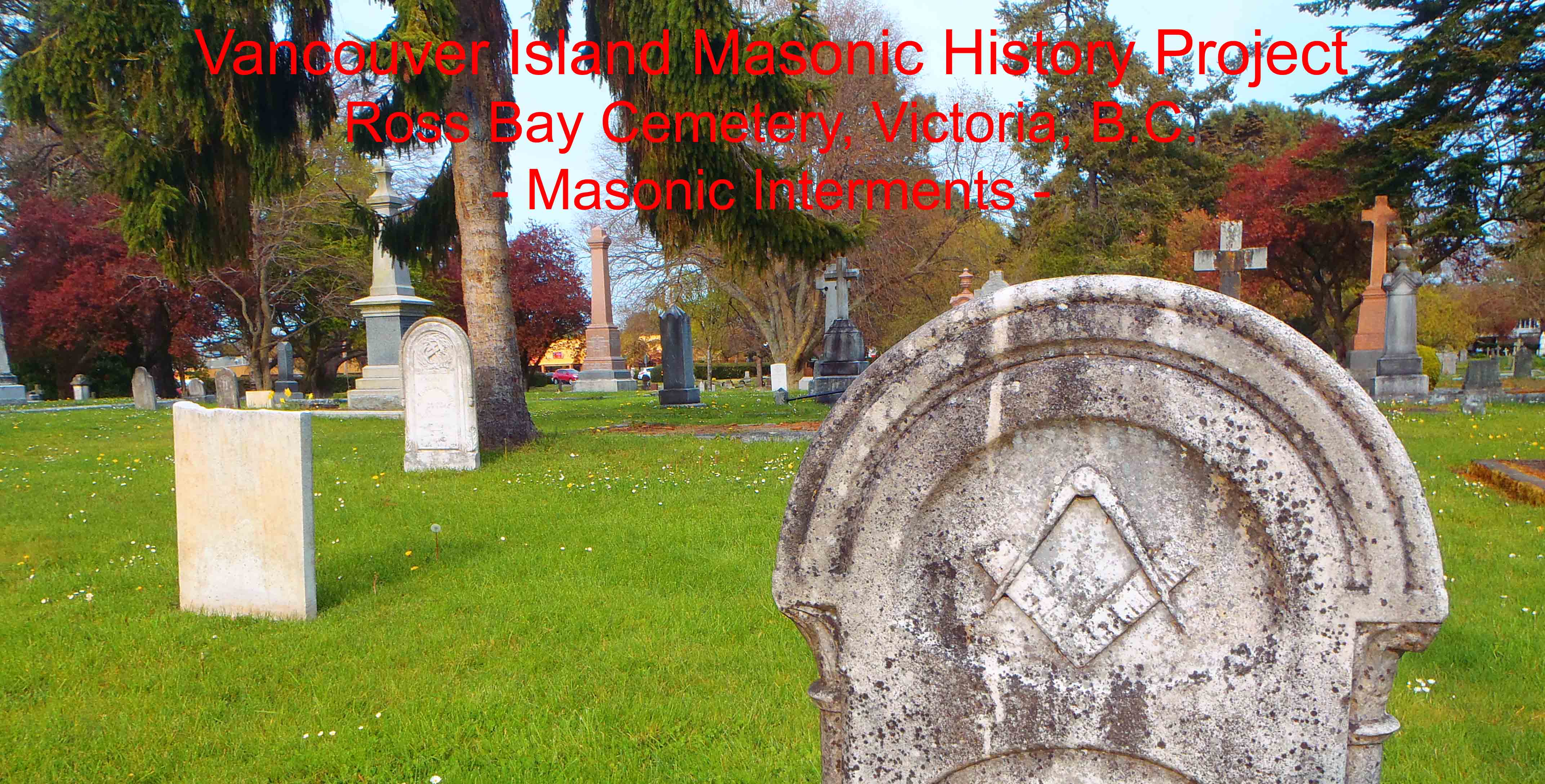 Ross Bay Cemetery Masonic Interments